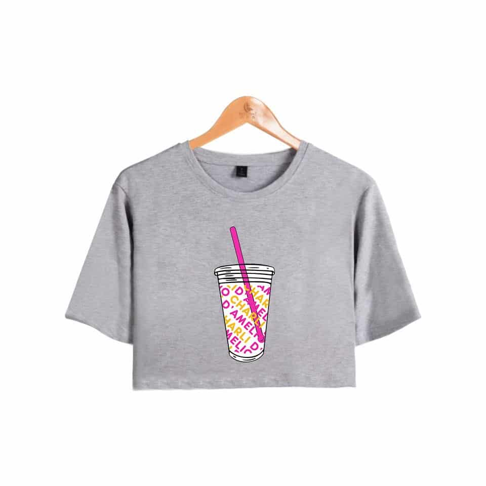 T-shirt crop-top léger pour fille 2408 bddyjy