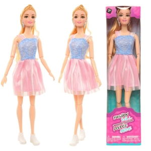 Poupée style Barbie à la mode avec boîte pour fille
