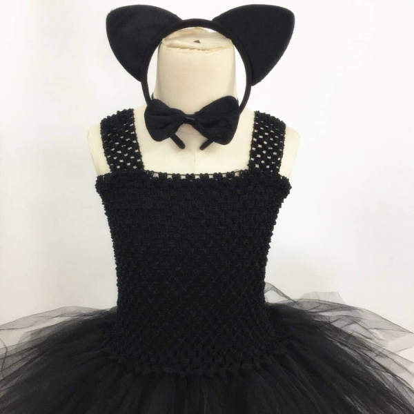 Costume de chat noir pour fille 3048 8jf1qe