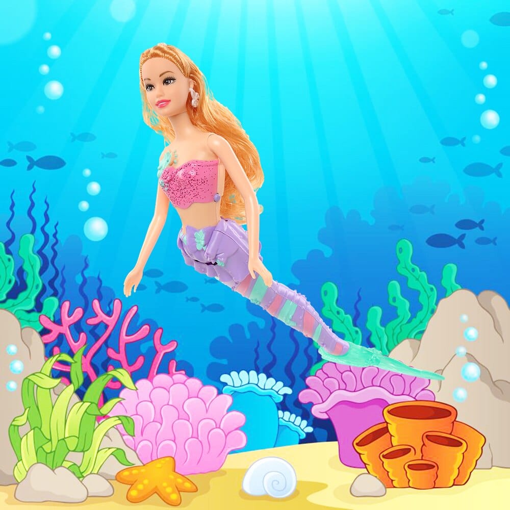 Poupée Barbie avec nageoire pour fille 5210 7jemjb