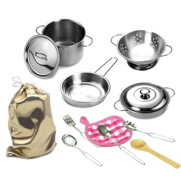 Mini-outils de cuisines en acier inoxydable pour fille 5436 dmfcbr