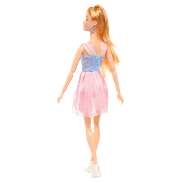 Poupée style Barbie avec vêtement à motif chat pour fille capture 5