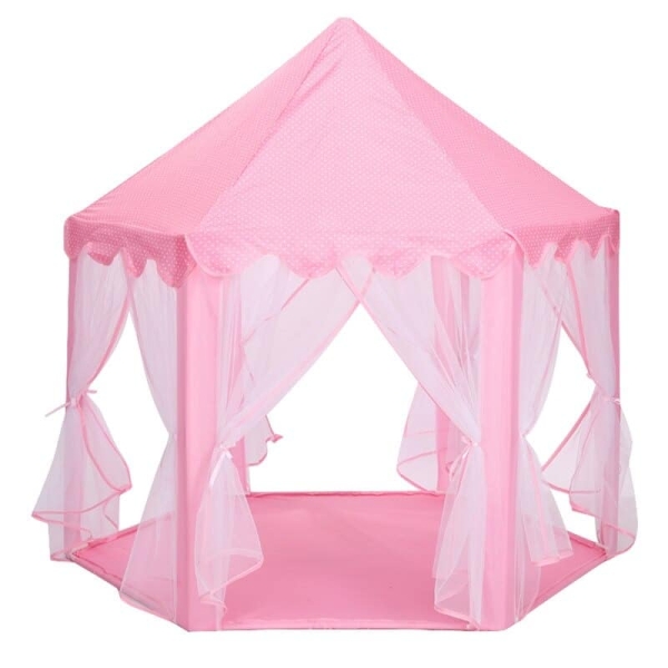 Tente tipi intérieure pour fille pink tent tente hexagonale pour enfants petite ma variants 2
