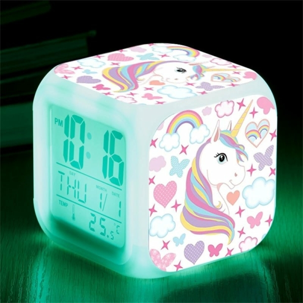 Horloge numérique à motif de licorne pour fille 20443 wpwvq0