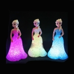 Veilleuse LED Reine des neiges pour fille à la mode