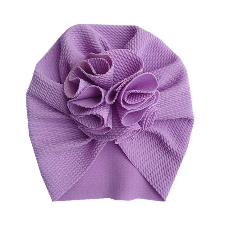 Bonnet turban orné de fleur pour fille 22391 n43uun