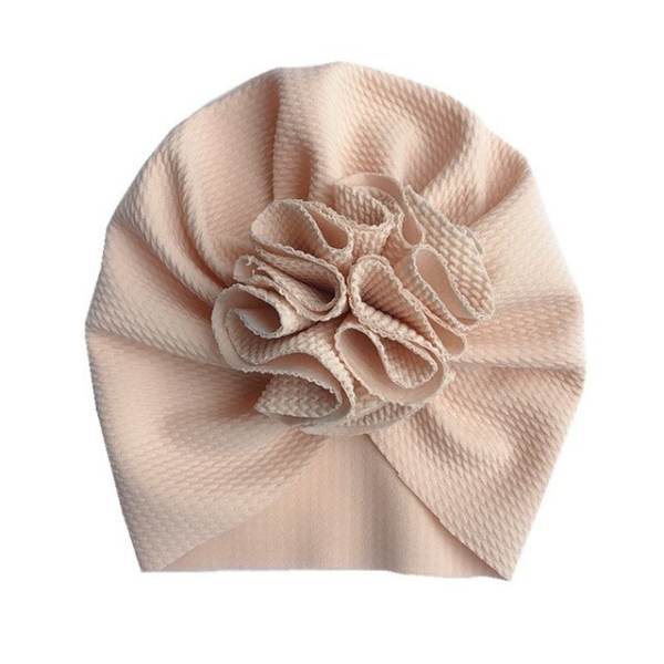 Bonnet turban orné de fleur pour fille 22391 yfubrq