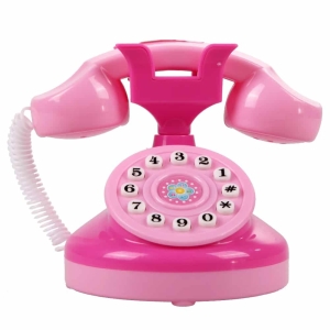 Jouet téléphone rose pour fille à la mode