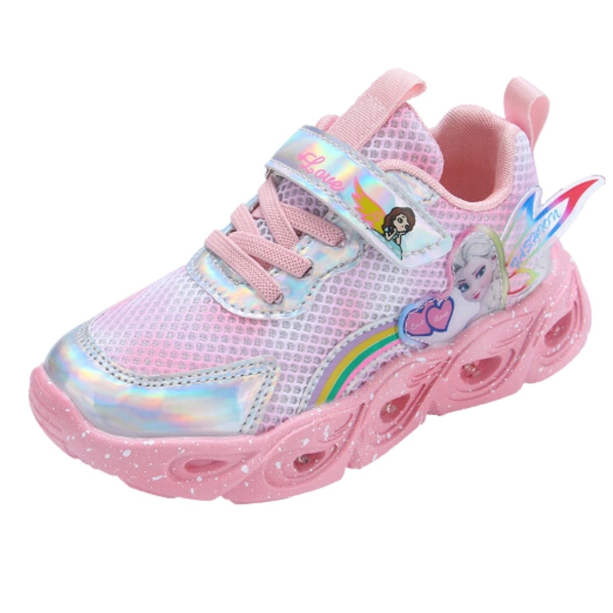Chaussure Basket Fille Disney Basket Fille Led Chaussure Reine Des