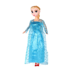 Poupée Elsa Reine des neiges pour petite fille bleue à la mode