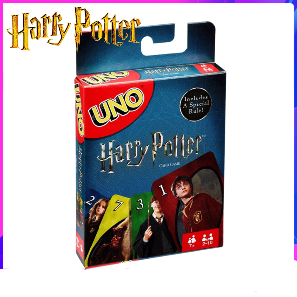 Jeu de cartes UNO version Harry Potter pour fille. Original et très pratique dans une boite