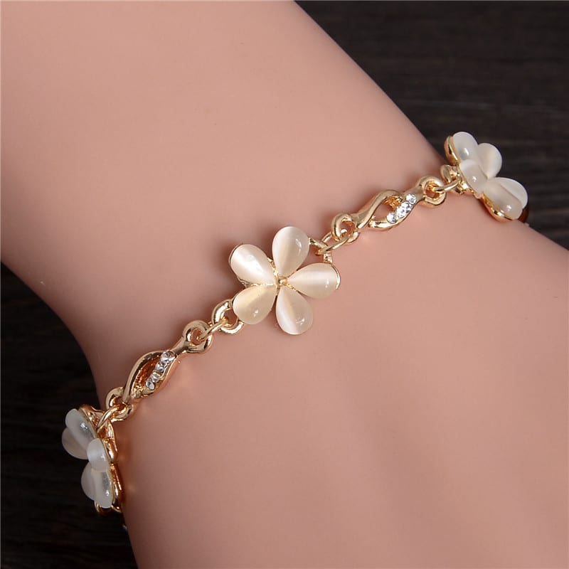 Bracelet en chaîne à motif joli fleur 38937 olczsh