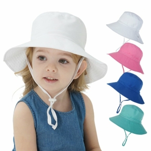 Chapeau d'été anti-UV pour petite file à la mode plusieurs couleurs