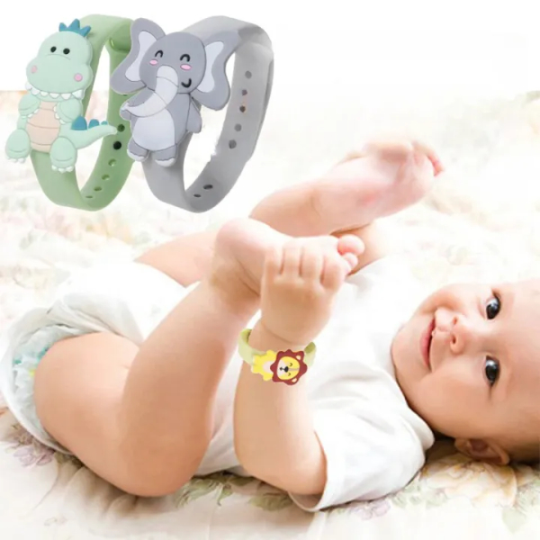 Bracelet anti-moustiques pour petite fille montre r pulsif anti moustiques pour enfants bracelet de montre r pulsif naturel non toxique huile q90 1 cleanup