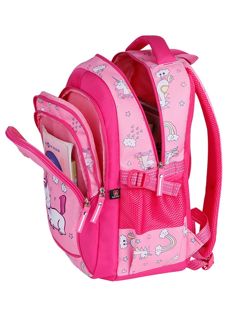 Cartable licorne rose pour petite fille 46132 aafpoh
