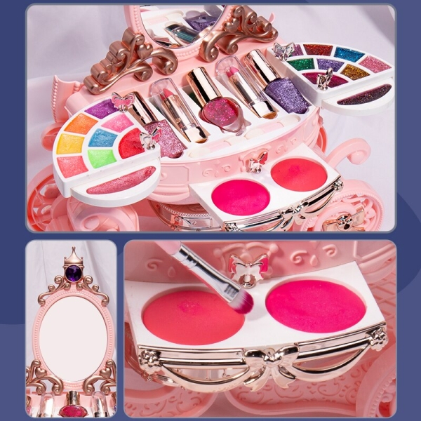 Mini-coiffeuse à maquillage avec miroir pour filles 50561 w8fqzt