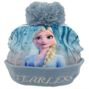Bonnet polaire Elsa Reine des neiges pour filles à la mode