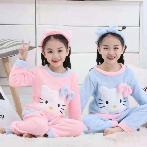 Pyjama d'hiver en polaire Hello Kitty pour fille 65492 1dy5j1