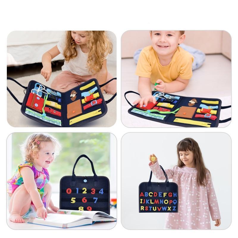 Jeux Montessori filles 1 à 6 ans planche d'apprentissage • Petites Pirates