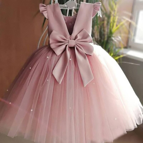 Robe de princesse en tulle rose pour fille img 62961
