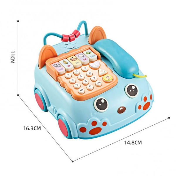 Téléphone jouet en forme de voiture musical pour filles 89619 pgo7w9