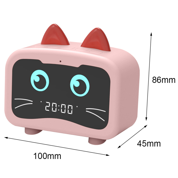Radio réveil Bluetooth portable avec oreille de chat pour filles 91035 gzskme