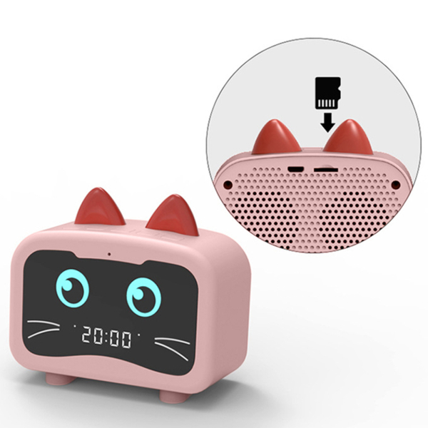 Radio réveil Bluetooth portable avec oreille de chat pour filles 91035 jlljae