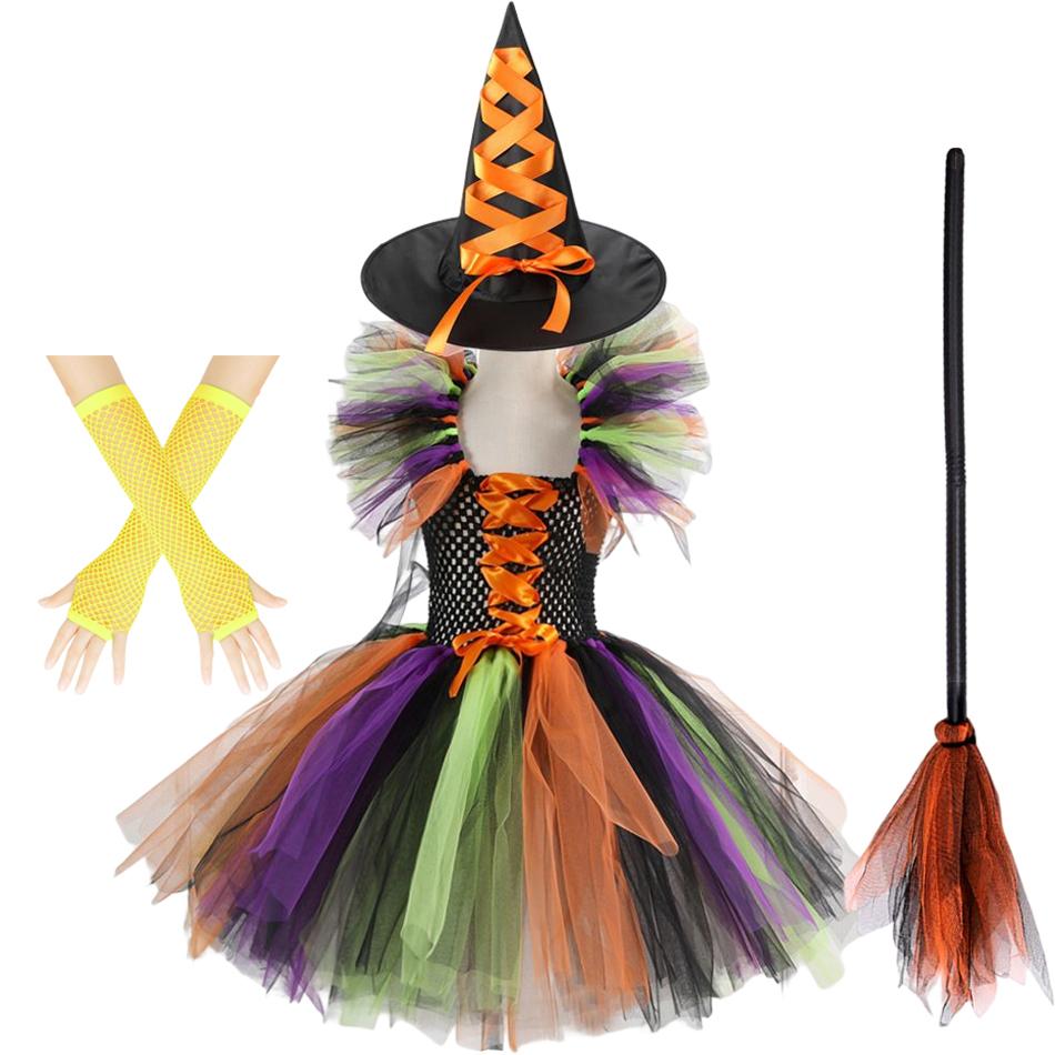 Déguisement de sorcière multicolore pour filles • Petites Pirates, image size:950x950