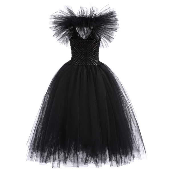 Déguisement Années 20 Femme Avec Plumes - Bandeau à Plumes, Jupe Tulle Noir, Autocollants Strass, Pour Halloween/carnaval