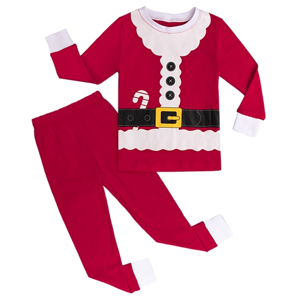 Pyjama rouge de Père Noël pour fille