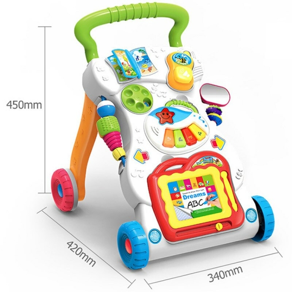 Trotteur pousseur interactif et musical pour bébé S121ed096bae6404d933ff8051758e99bS