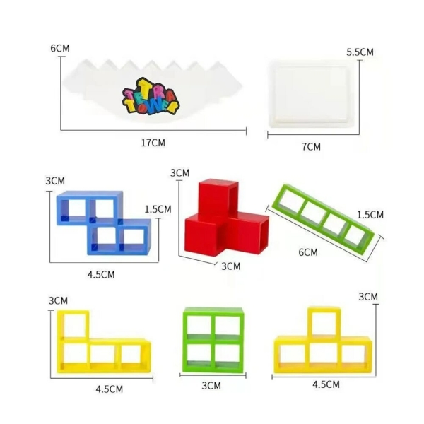 Jeu Montessori d'équilibre avec pièces à empiler pour fille IMG 10 23 jeu montessori equilibre pieces empiler tetris 6