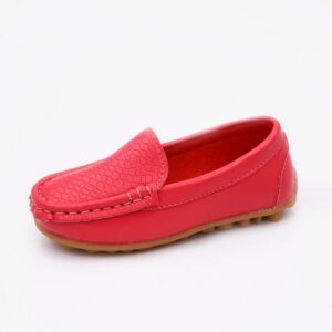 Mocassin à enfiler en cuir soule pour fille coloré
