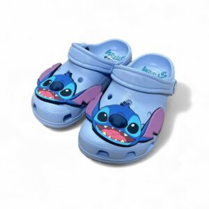 Sandales d'été Stitch pour fille en caoutchouc style crocs avec design Stitch