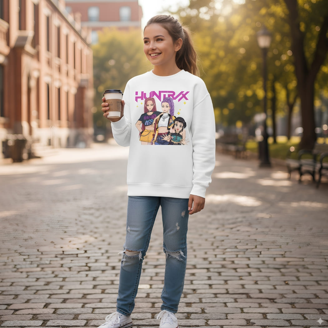 Sweat Kpop D-Demons H-Hunters Enfant Fille Garçon Pull K Pop